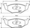 PAGID T2185 Brake Pad Set, disc brake